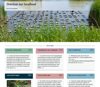 La bannière est une photo du poème sur l'eau visible à Hoorn, aux Pays-Bas