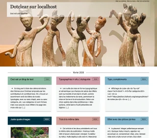 L'image représente une série de statuettes de danseuses de la dynastie Tang exposées au musée Guimet